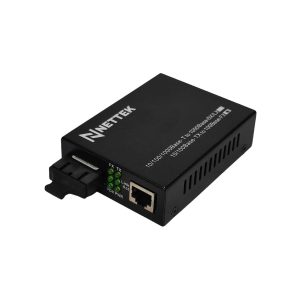 Bộ chuyển đổi quang điện 2 sợi quang chế độ Singlemode. Nettek NT-1F1E-SC20