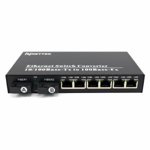 Bộ chuyển đổi quang điện 1 sợi NETTEK NT-2F6E-SC20A/B | Đủ CO/CQ Dự Án