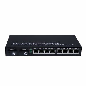 Bộ chuyển đổi quang điện 1 sợi NETTEK NT-2G8E-SC20A/B | Đủ CO/CQ Dự Án