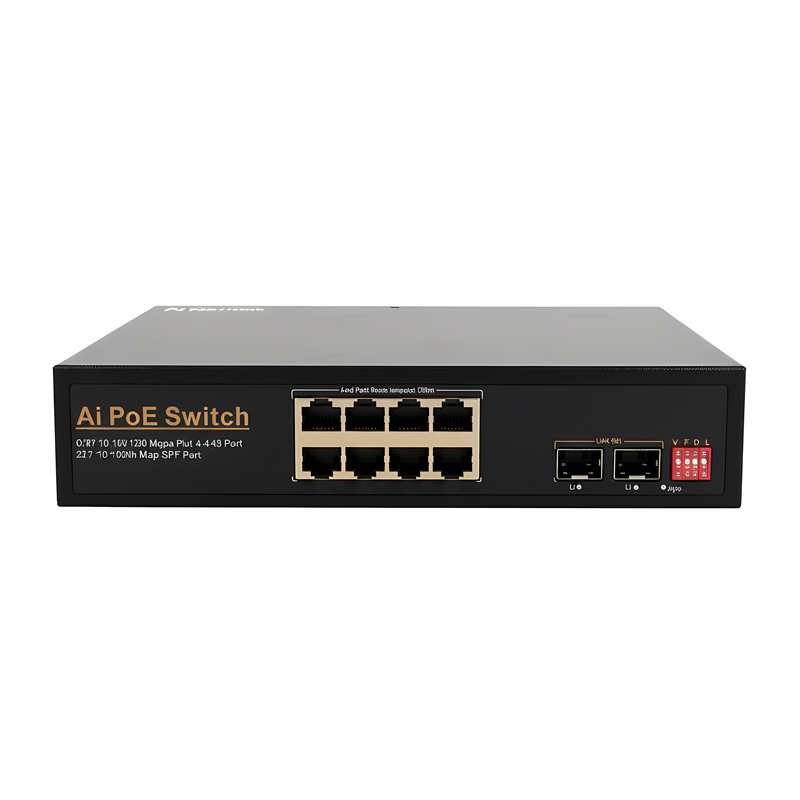 Thiết bị chuyển mạch SWITCH POE NETTEK NT-P82G-2S