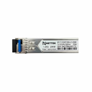 Module Quang SFP 1 Sợi SM NETTEK NT-T1310/R1550-LC-20KM | Đủ CO/CQ Dự Án