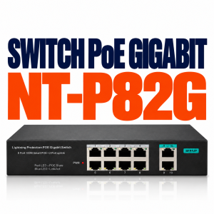 Switch PoE Nettek NT-P82G | 8 Port Gigabit Đủ CO/CQ