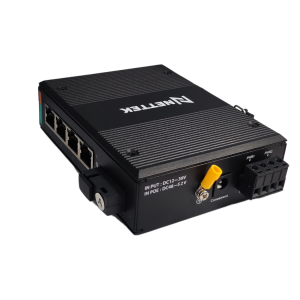 Bộ Chuyển Đổi Quang Điện Tiêu Chuẩn Công Nghiệp 1 Sợi Quang Chế Độ Singlemode. NETTEK NT-ID1F4E-SC20A