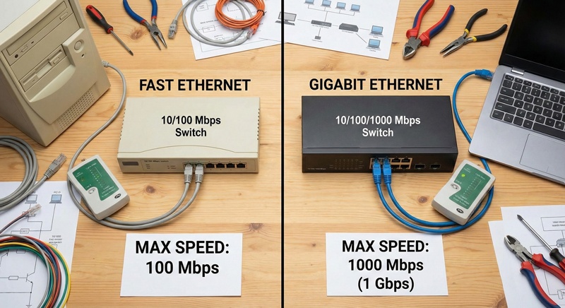 Fast Ethernet và Gigabit Ethernet