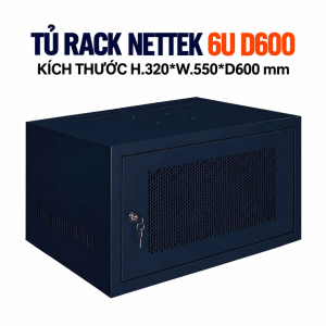 Tủ Rack Nettek 6U D600