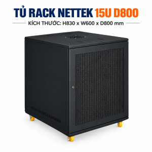 Tủ Rack NETTEK 15U D800 NT-R15D8