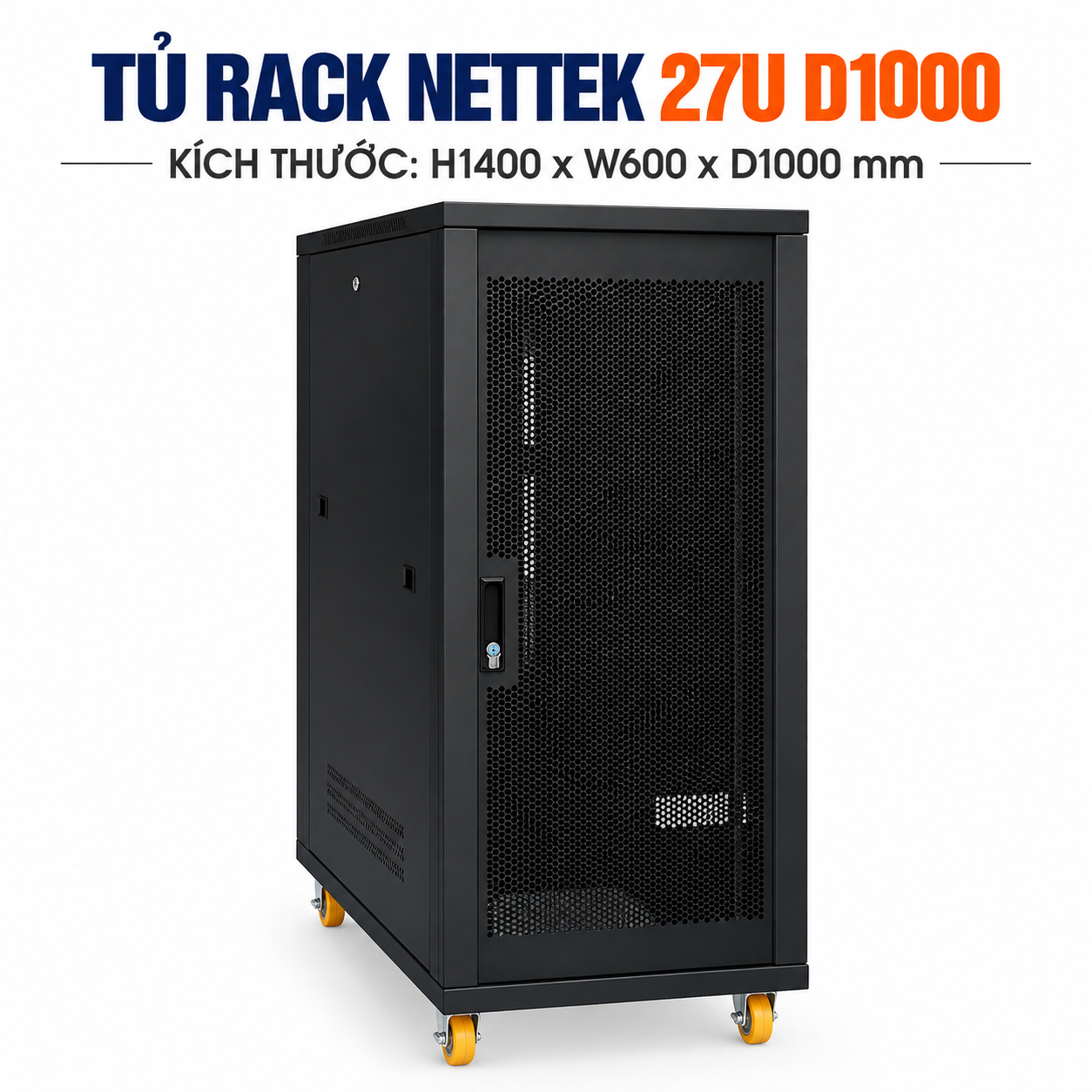 Tủ Rack NETTEK 27U D1000