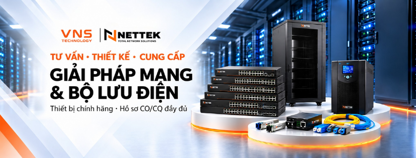 NETTEK cung cấp thiết bị và giải pháp hạ tầng mạng, tủ rack, thiết bị mạng và bộ lưu điện cho doanh nghiệp, nhà thầu và công trình.