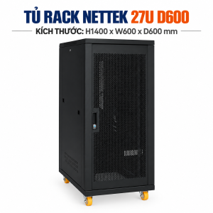 Tủ Rack NETTEK 27U D600 NT-R27D6