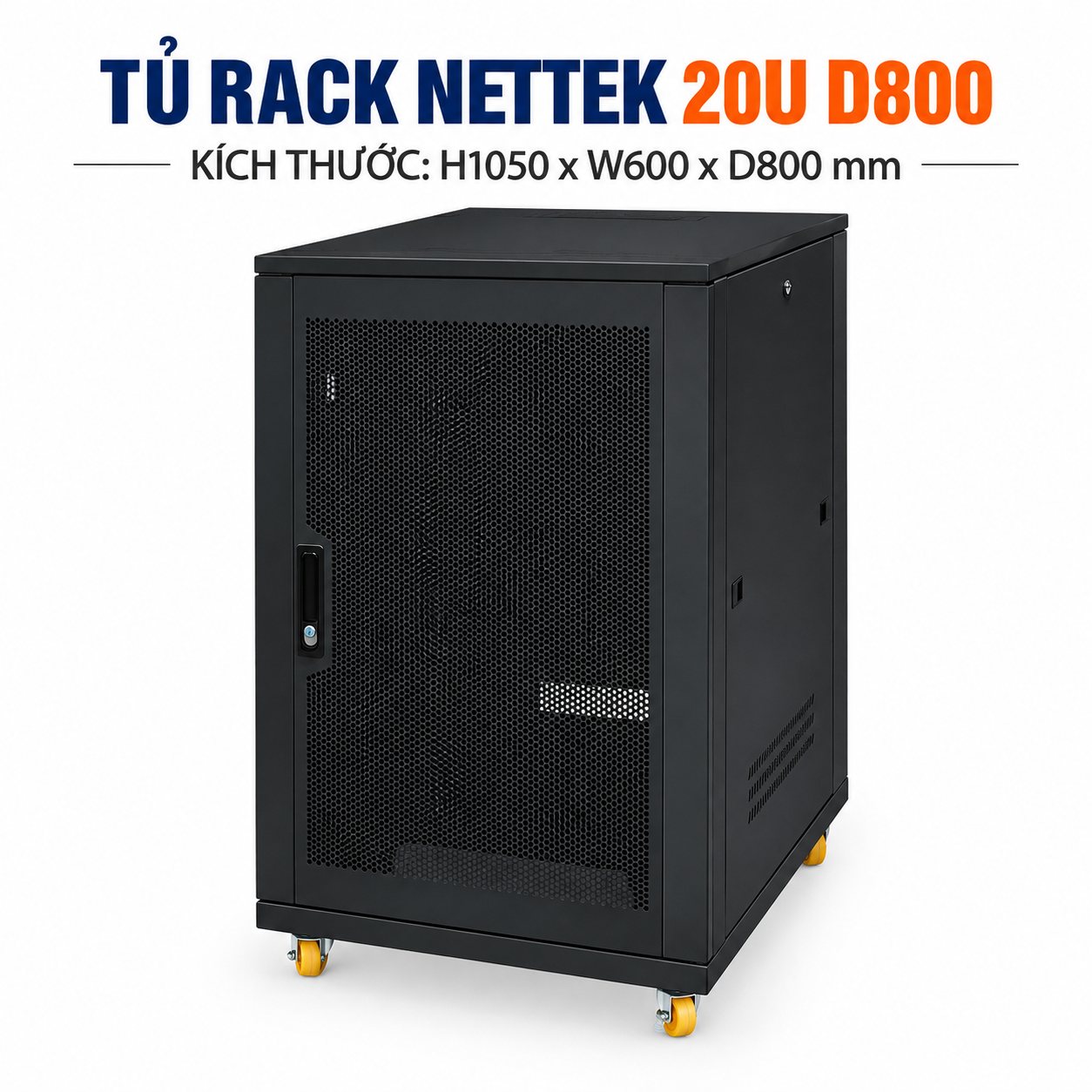 Tủ Rack NETTEK 20U D800 NT-R20D8