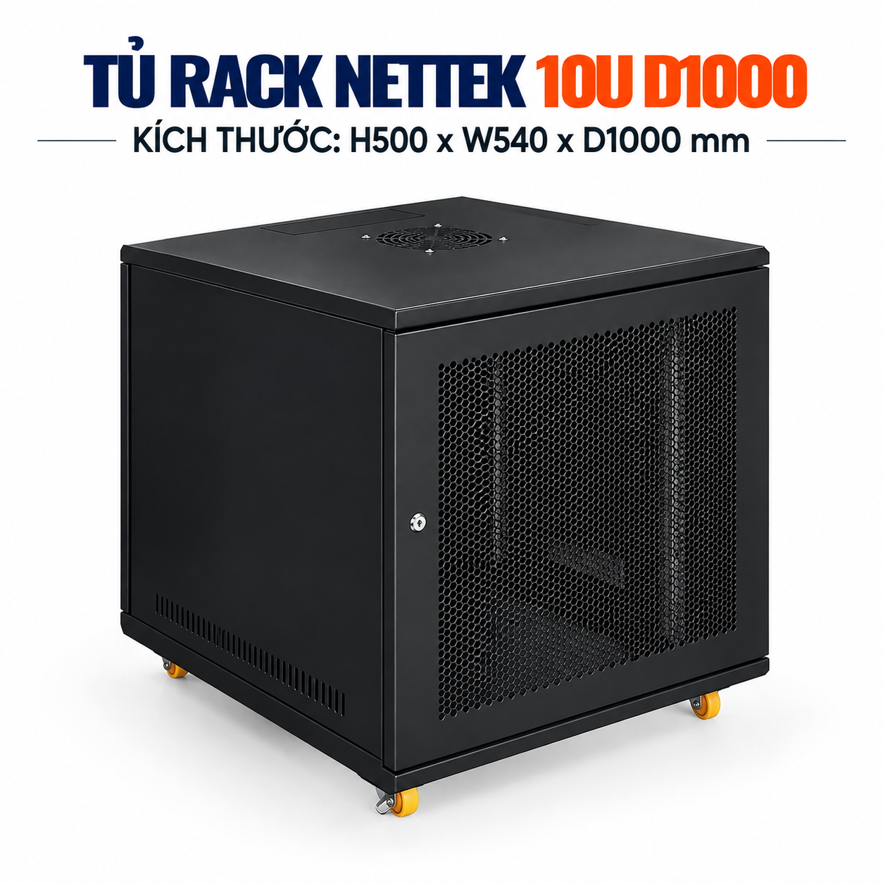 TỦ RACK NETTEK 10U D1000 Tủ Rack NETTEK 10U D1000