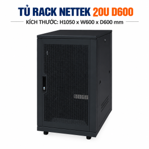 Tủ Rack NETTEK 20U D600 NT-R20D6