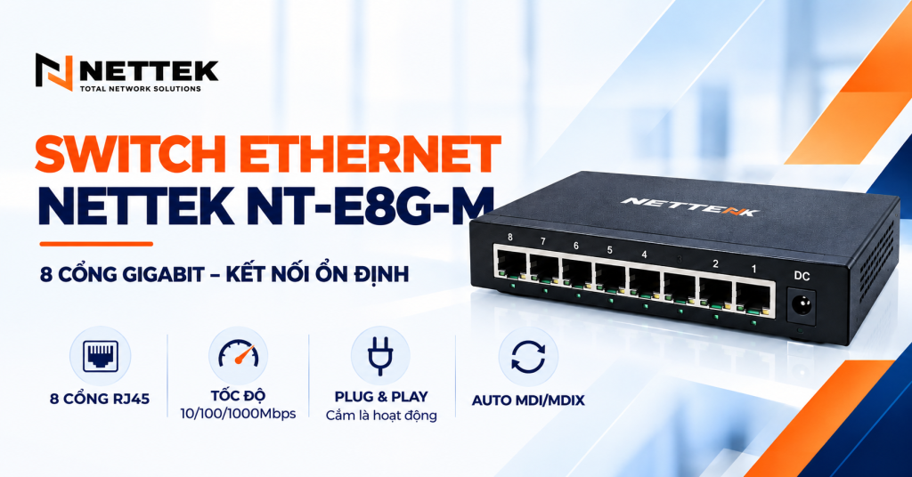 NETTEK Gigabit Ethernet Switch Ad