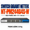 Switch Gigabit NETTEK NT-PM244G4S-W