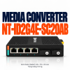Bộ chuyển đổi quang điện NETTEK NT-ID2G4E-SC20AB 4 Cổng Gigabit