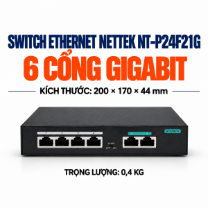 Switch PoE NETTEK NT-P42G