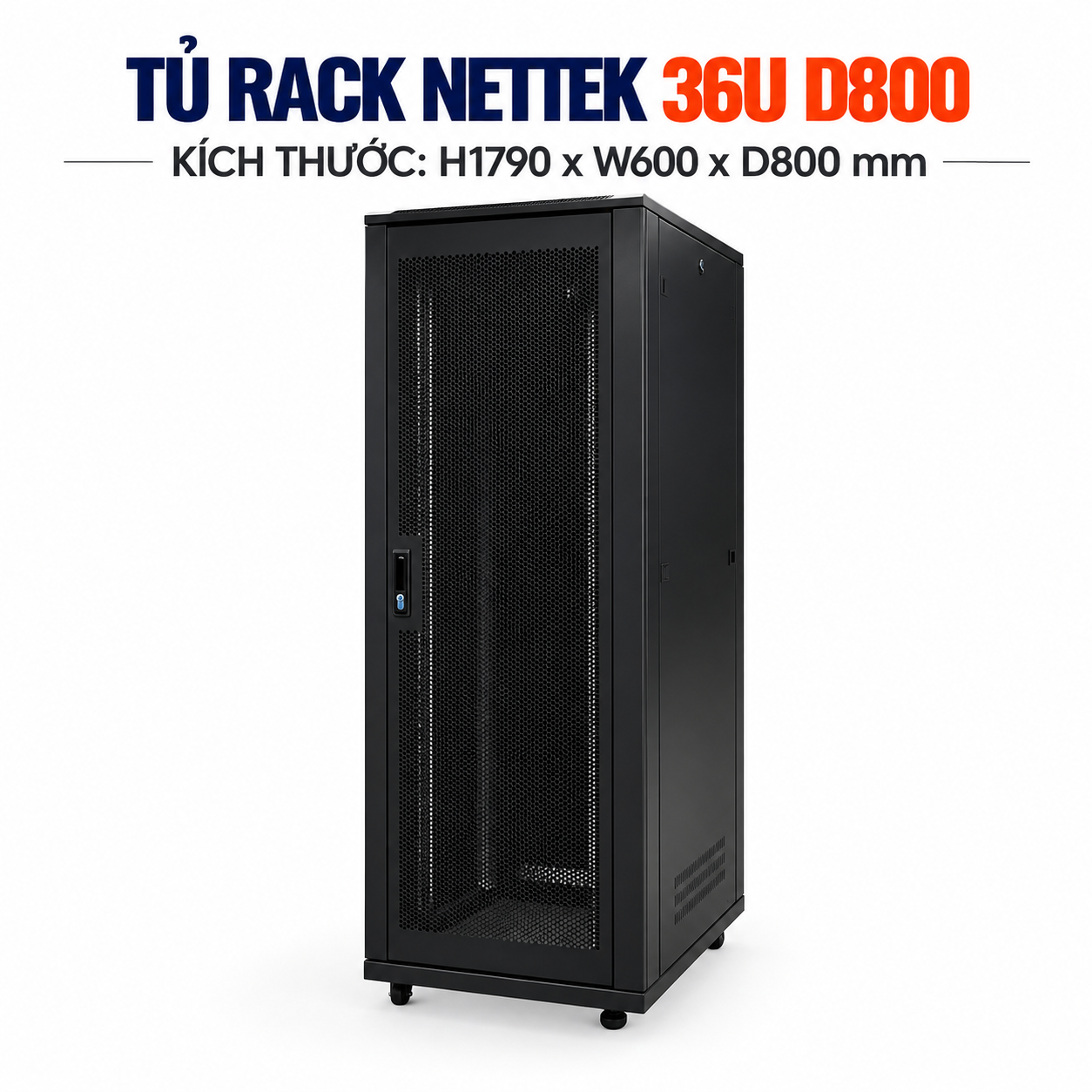 Tủ Rack NetTek 36U D800 Tủ Rack NETTEK 36U D800