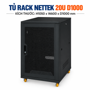 Tủ Rack NETTEK 20U D1000 NT-R20D10